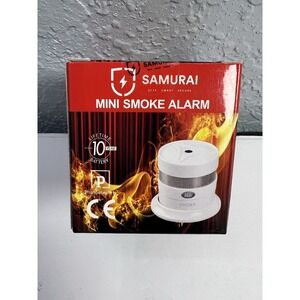 Samurai‎ Mini Smoke Alarm Model SM1 10YR Battery